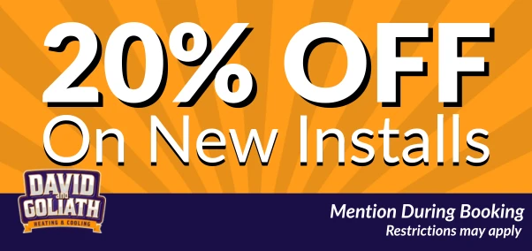 20% off on new installs