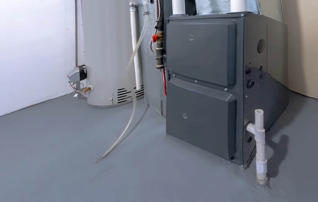 Furnace limit switch constantly tripping in Iron Station, NC: residential furnace installed in a utility room with visible